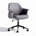 Ergonomic swivel office chair with fabric upholstery and adjustable height 55 x 60 x 85cm